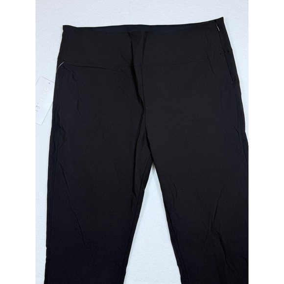 Athleta Pants - Athleta Wander Slim Ankle Pant Black Mid Rise Zip Pocket Tech Women Size 16T